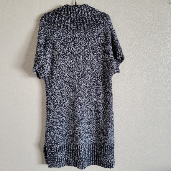 Cowl Neck Knit Kangaroo Pocket Mini Dress Size  L - Picture 14 of 15